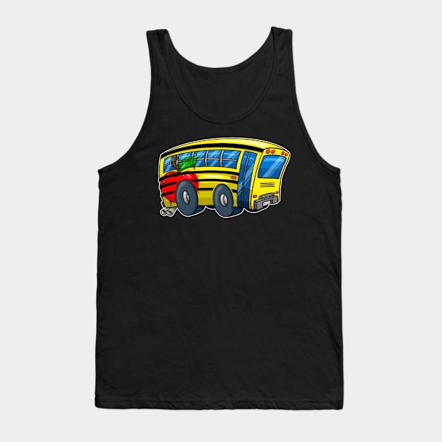 School Bus Tank Top by Laughin' Bones